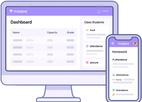 Maqoa Educational Platform Illustration